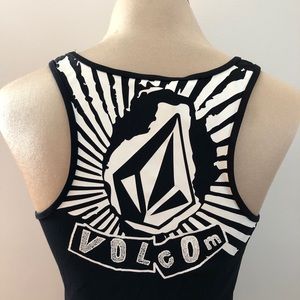 Volcom Tank top Black Logo Back Sz L